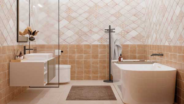 Как выбрать плитку для ванной: форматы и раскладки