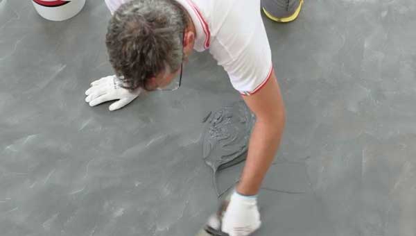 Микроцемент в интерьере: технология нанесения