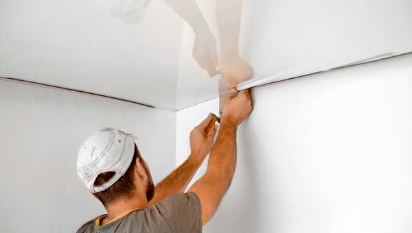 Ошибки при монтаже натяжного потолка