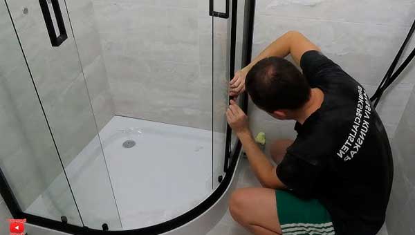 Как установить душевую кабину самому