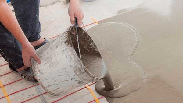 Преимущества ангидридной стяжки