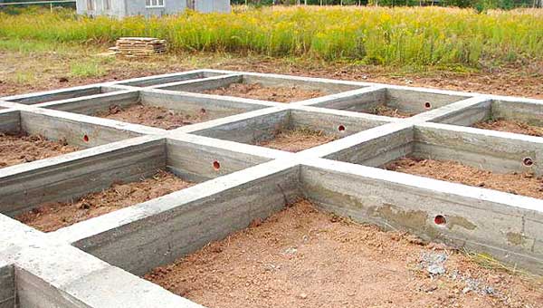 ленточный фундамент