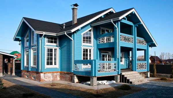 дом из клееного бруса