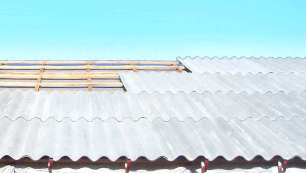 Преимущества асбестовой крыши