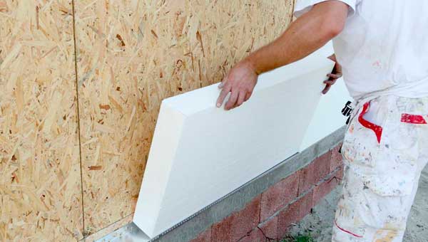 Области применения пенопласта